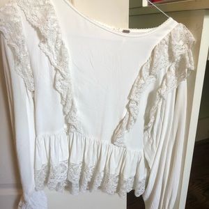 Ruffled Free People Blouse!